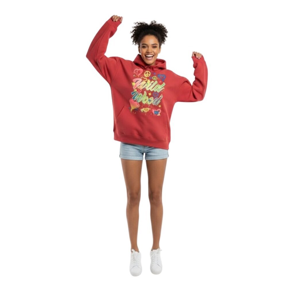 Comfy Pink Coral Hoodie by Esy Casual Wear - Size Large - Great Everyday Staple